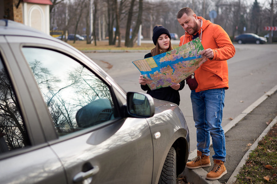 Como ler mapas rodoviários internacionais e GPS